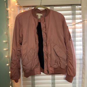 H&M Pink Bomber Jacket